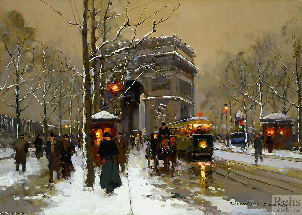 Buy Museum Art Reproductions Triumphal Arch by Edouard Cortes (Inspired By) (1882-1969, France) | ArtsDot.com