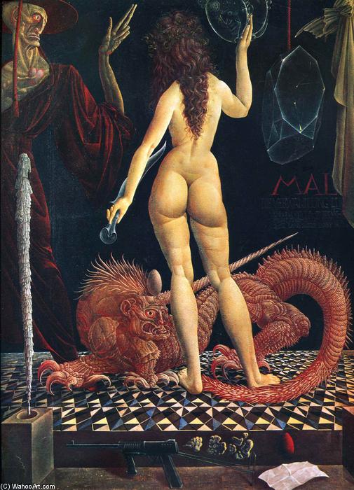 Metamorphoses of Lucretia, 1958 by Ernst Fuchs (1930-2015, Italy) Ernst Fuchs | ArtsDot.com