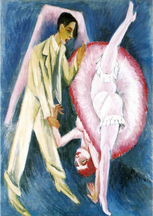 Order Art Reproductions Dancing Couple, 1914 by Ernst Ludwig Kirchner (1880-1938, Germany) | ArtsDot.com