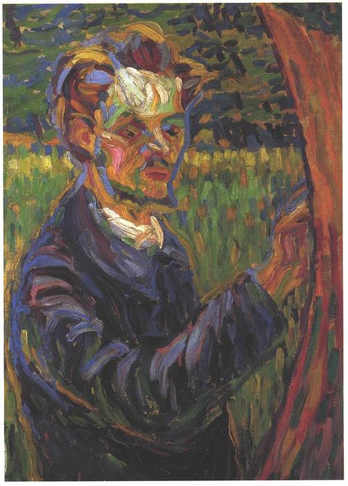 Order Artwork Replica Portrait of Erich Heckel at the Easel by Ernst Ludwig Kirchner (1880-1938, Germany) | ArtsDot.com