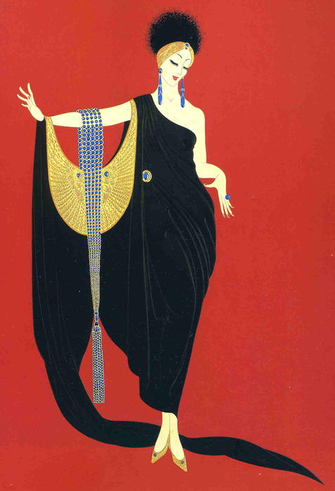 Order Oil Painting Replica Glamour by Erté (Romain De Tirtoff) (Inspired By) (1892-1990, Russia) | ArtsDot.com