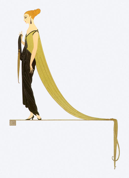 Buy Museum Art Reproductions Ready for the Ball 2 by Erté (Romain De Tirtoff) (Inspired By) (1892-1990, Russia) | ArtsDot.com