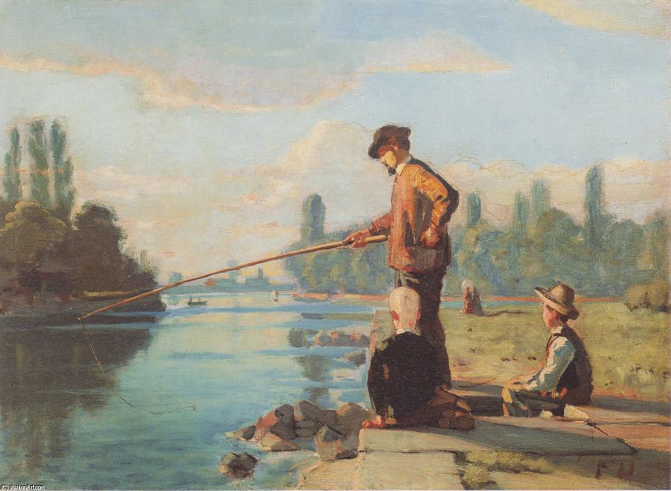 Buy Museum Art Reproductions The fisherman, 1879 by Ferdinand Hodler (1853-1918, Switzerland) | ArtsDot.com