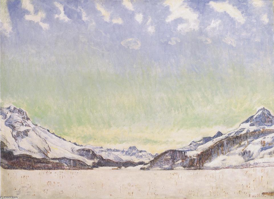 Order Artwork Replica Snow in the Engadine, 1907 by Ferdinand Hodler (1853-1918, Switzerland) | ArtsDot.com