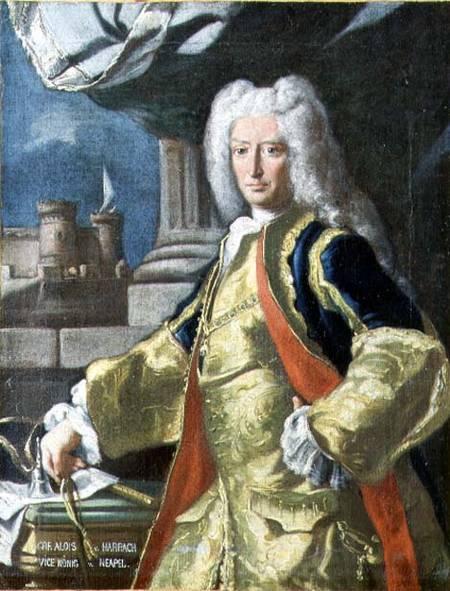 Order Paintings Reproductions Count Alois Thomas Raimund Harrach, Viceroy of Naples by Francesco Solimena (1657-1747, Italy) | ArtsDot.com