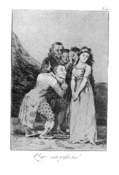 Order Paintings Reproductions What a sacrifice!, 1799 by Francisco De Goya (1746-1828, Spain) | ArtsDot.com