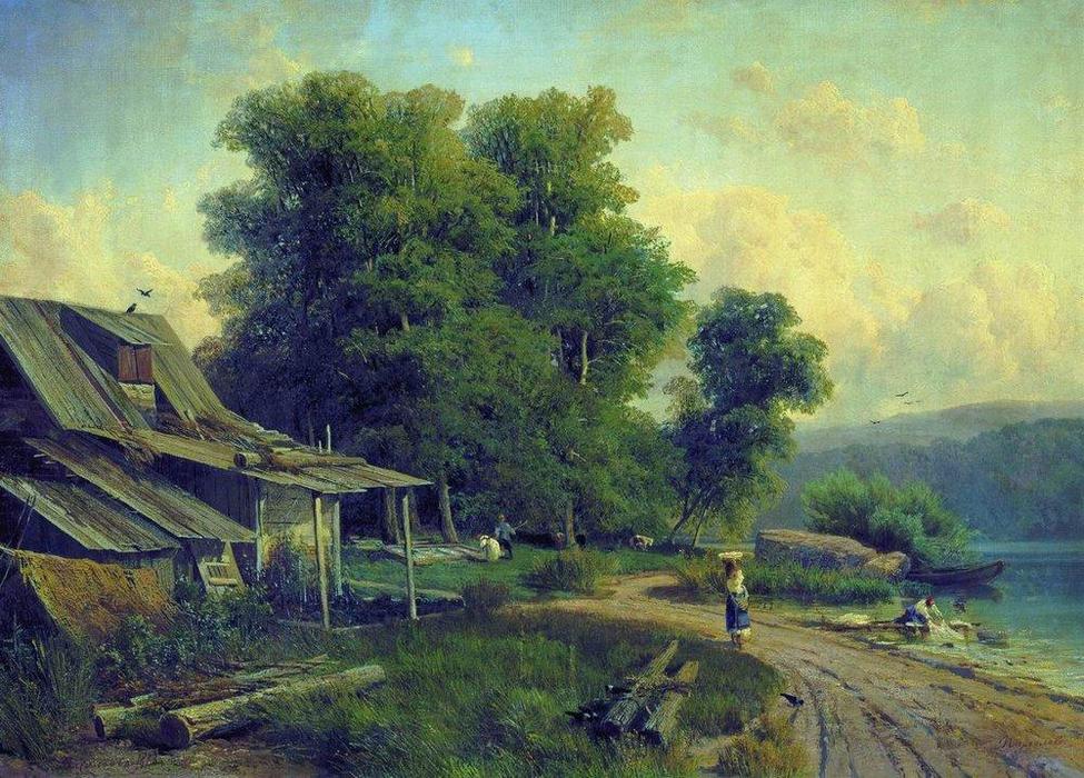 Order Paintings Reproductions Landscape. Pargolovo, 1868 by Fyodor Alexandrovich Vasilyev (1850-1873, Russia) | ArtsDot.com