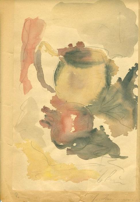 Still Life with Pomegranate, 1931 by George Bouzianis George Bouzianis | ArtsDot.com
