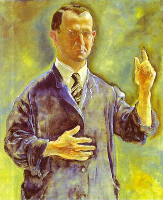 Buy Museum Art Reproductions Self Portrait, Admonishing, 1927 by George Grosz (Inspired By) (1893-1959, Germany) | ArtsDot.com