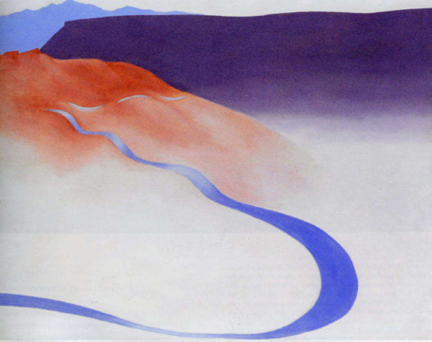 Buy Museum Art Reproductions Road to the Ranch by Georgia Totto O'keeffe (Inspired By) (1887-1986, United States) | ArtsDot.com
