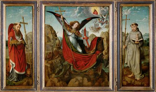 Order Oil Painting Replica Altar of Archangel Michael, 1510 by Gerard David (1450-1523, Netherlands) | ArtsDot.com