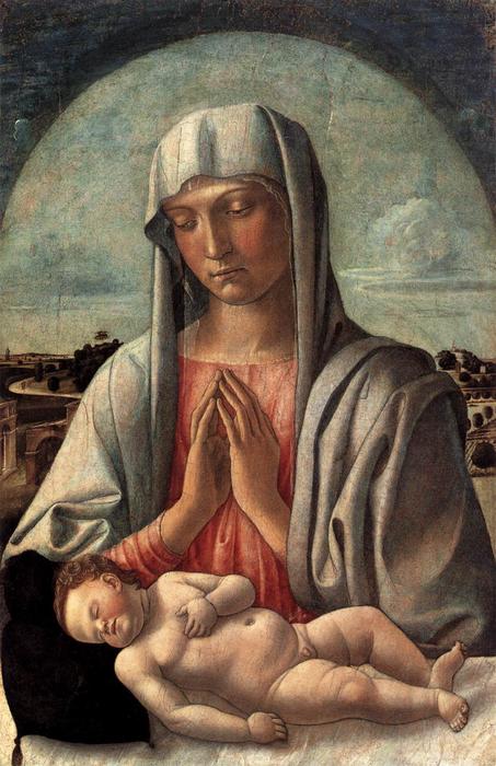 Order Oil Painting Replica Madonna and Child, 1490 by Giovanni Bellini (1433-1516, Italy) | ArtsDot.com