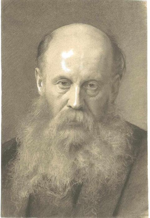 Order Oil Painting Replica Portrait of a man with beard by Gustav Klimt | ArtsDot.com