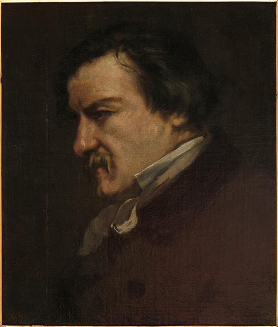 Buy Museum Art Reproductions Portrait of Champfleury, 1855 by Gustave Courbet (1819-1877, France) | ArtsDot.com