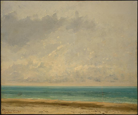 Order Art Reproductions Calm Sea, 1866 by Gustave Courbet (1819-1877, France) | ArtsDot.com