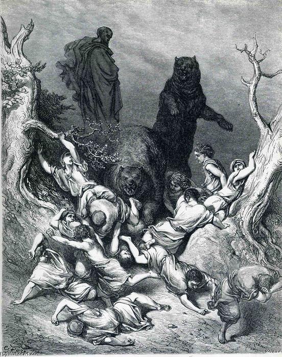 Order Artwork Replica The Children Destroyed by Bears, 1866 by Paul Gustave Doré | ArtsDot.com