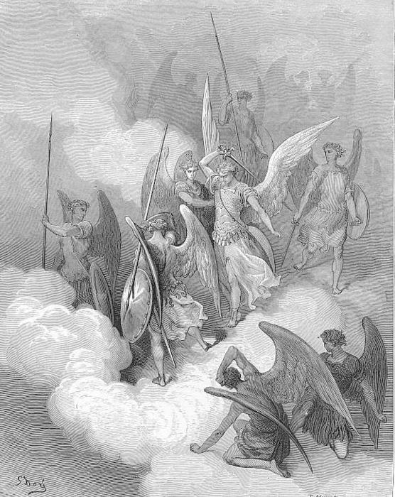 Order Artwork Replica This greeting on thy impious crest receive by Paul Gustave Doré | ArtsDot.com