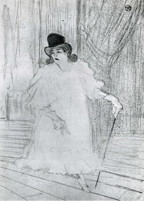 Order Art Reproductions Cissy Loftus, 1894 by Henri De Toulouse Lautrec (1864-1901, France) | ArtsDot.com