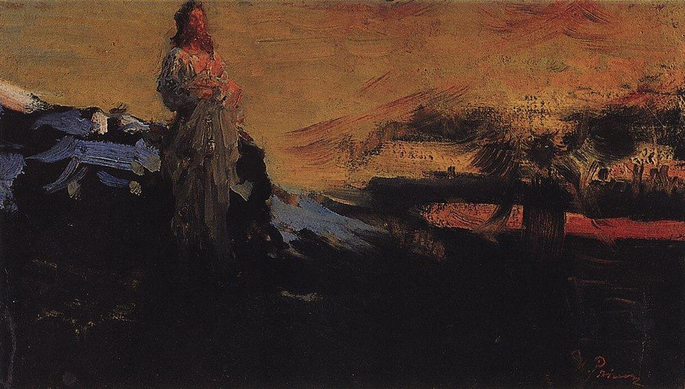 Order Oil Painting Replica Follow me, Satan!, 1891 by Ilya Yefimovich Repin (1844-1930, Russia) | ArtsDot.com