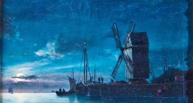 Order Oil Painting Replica Night View by Ioannis Altamouras (1852-1878, Italy) | ArtsDot.com
