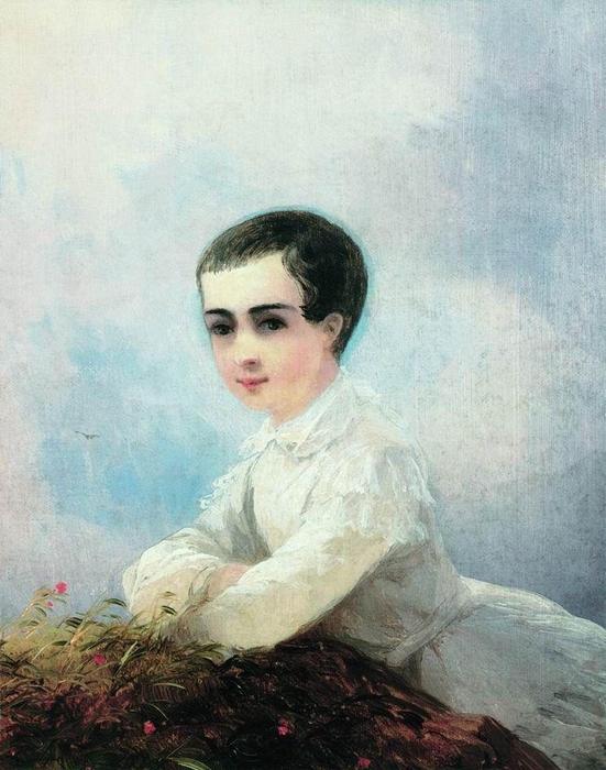 Order Art Reproductions Portrait of I. Lazarev, 1851 by Ivan Aivazovsky (1817-1900, Russia) | ArtsDot.com