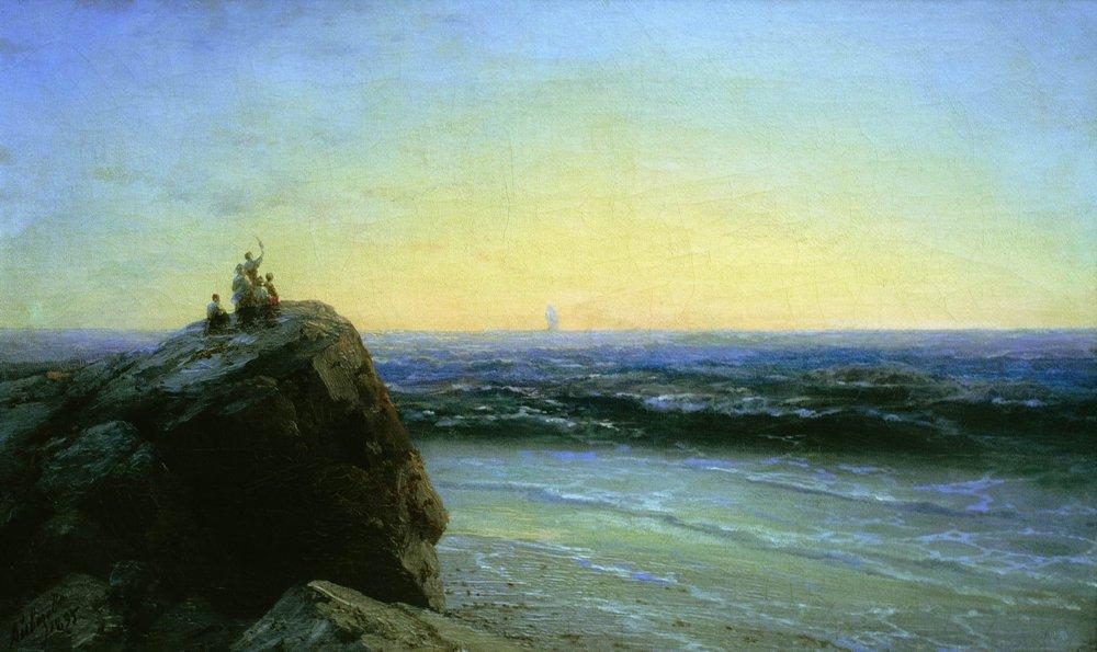 Order Oil Painting Replica Farewell, 1895 by Ivan Aivazovsky (1817-1900, Russia) | ArtsDot.com