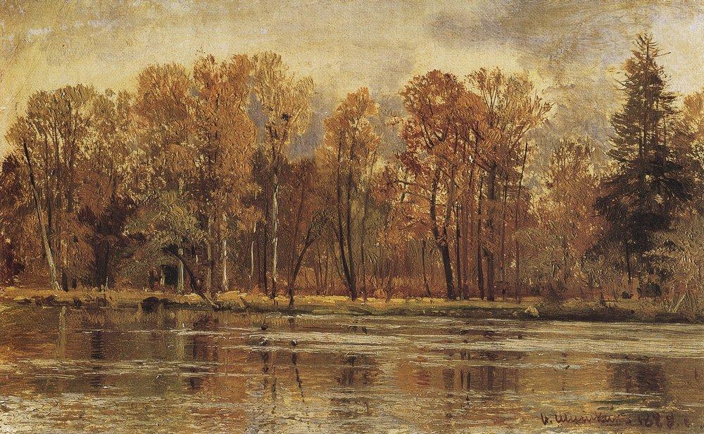 Buy Museum Art Reproductions Golden autumn, 1888 by Ivan Ivanovich Shishkin (1832-1898, Russia) | ArtsDot.com