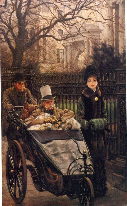 Order Paintings Reproductions The Warrior`s Daughter, or The Convalescent, 1878 by James Jacques Joseph Tissot (1836-1902, France) | ArtsDot.com