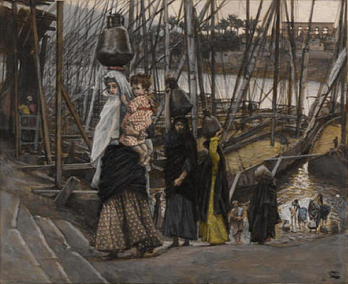 Buy Museum Art Reproductions The Sojourn in Egypt, 1894 by James Jacques Joseph Tissot (1836-1902, France) | ArtsDot.com