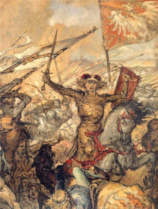 Order Paintings Reproductions Battle of Grunwald (detail) by Jan Matejko (1838-1893, Poland) | ArtsDot.com