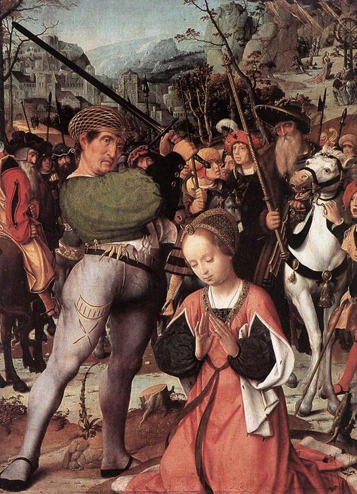 Order Art Reproductions The Martyrdom of St. Catherine by Jan Provoost (1462-1529, Belgium) | ArtsDot.com