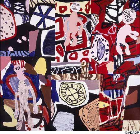 Buy Museum Art Reproductions Times and places, 1979 by Jean Philippe Arthur Dubuffet (Inspired By) (1901-1985, France) | ArtsDot.com