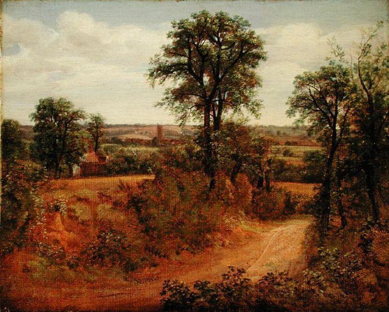 Order Oil Painting Replica A Lane near Dedham, 1802 by John Constable (1776-1837, United Kingdom) | ArtsDot.com