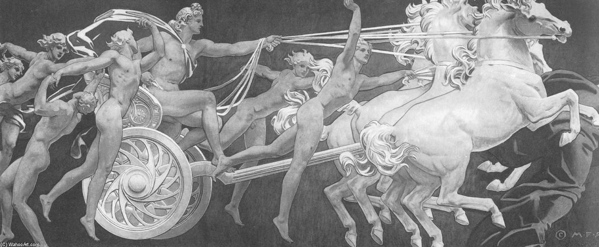 Buy Museum Art Reproductions Apollo in His Chariot with the Hours, 1925 by John Singer Sargent (1856-1925, Italy) | ArtsDot.com