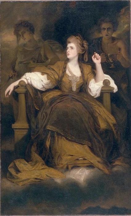 Order Art Reproductions Mrs Siddons as the Tragic Muse, 1789 by Joshua Reynolds | ArtsDot.com