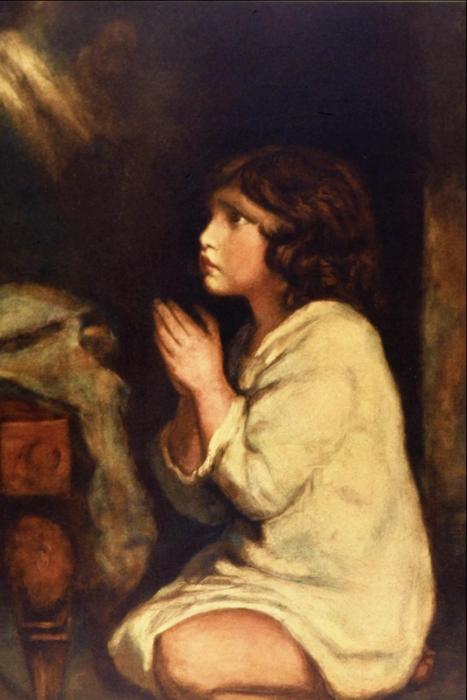 Order Artwork Replica The Infant Samuel at Prayer by Joshua Reynolds | ArtsDot.com