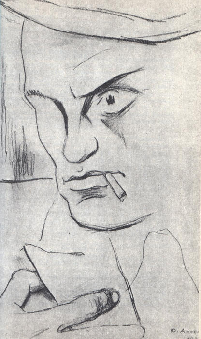 Buy Museum Art Reproductions Vladimir Mayakovsky by Jury Annenkov (Inspired By) (1889-1974, Russia) | ArtsDot.com