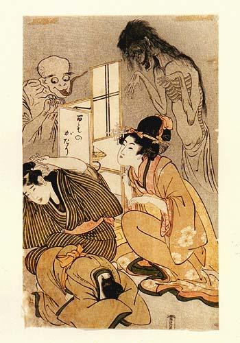Order Oil Painting Replica One Hundred Stories of Demons and Spirits by Kitagawa Utamaro (1753-1806, Japan) | ArtsDot.com