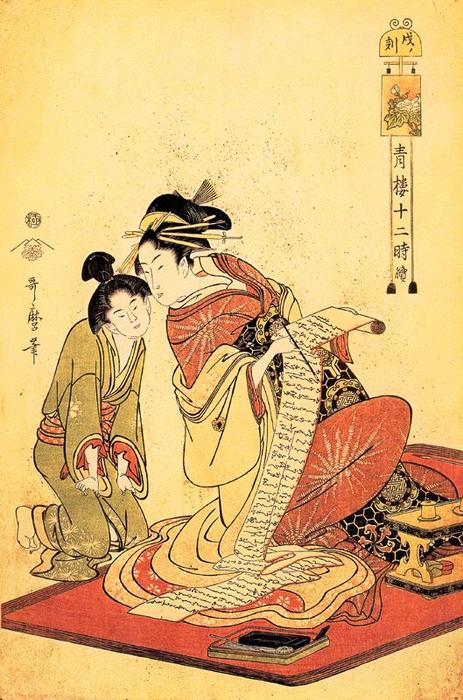 Order Artwork Replica The Hour of the Dragon by Kitagawa Utamaro (1753-1806, Japan) | ArtsDot.com