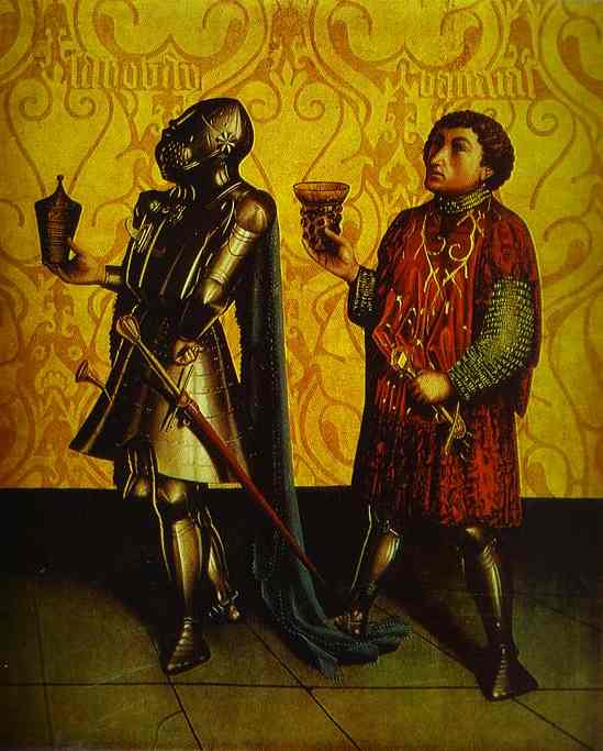 Order Oil Painting Replica Sabobai and Benaiah, 1435 by Konrad Witz (1400-1446, Germany) | ArtsDot.com