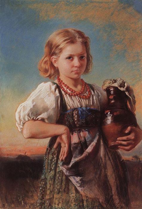 Order Oil Painting Replica Portrait (11) by Konstantin Yegorovich Makovsky (1839-1915, Russia) | ArtsDot.com