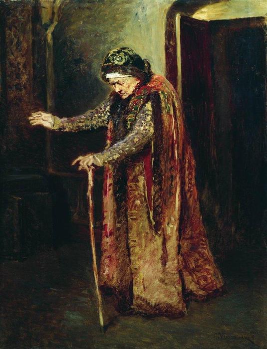 Order Paintings Reproductions Nanny of Ivan the Terrible, 1880 by Konstantin Yegorovich Makovsky (1839-1915, Russia) | ArtsDot.com