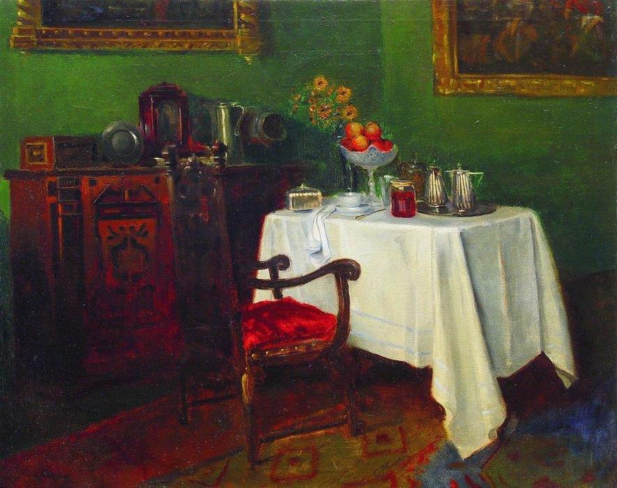 Order Oil Painting Replica Still Life in an Interior, 1900 by Konstantin Yegorovich Makovsky (1839-1915, Russia) | ArtsDot.com