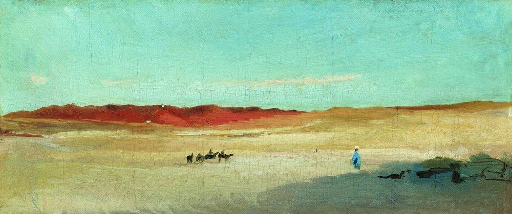 Order Paintings Reproductions Desert by Konstantin Yegorovich Makovsky (1839-1915, Russia) | ArtsDot.com