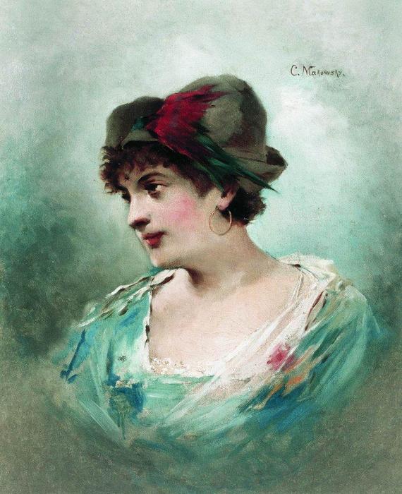 Order Art Reproductions Portrait of Maria Petipa, 1900 by Konstantin Yegorovich Makovsky (1839-1915, Russia) | ArtsDot.com