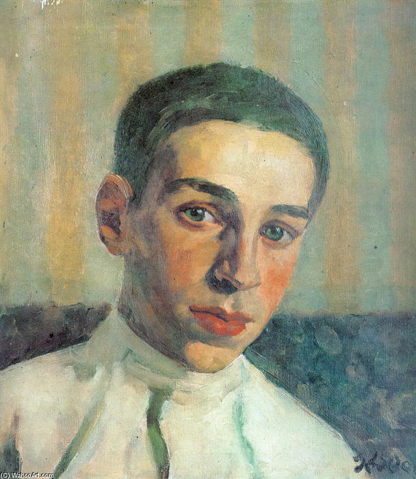 Order Oil Painting Replica Portrait of Oleg Yuon, the artist`s grandson, 1929 by Konstantin Yuon (Inspired By) (1875-1958, Russia) | ArtsDot.com