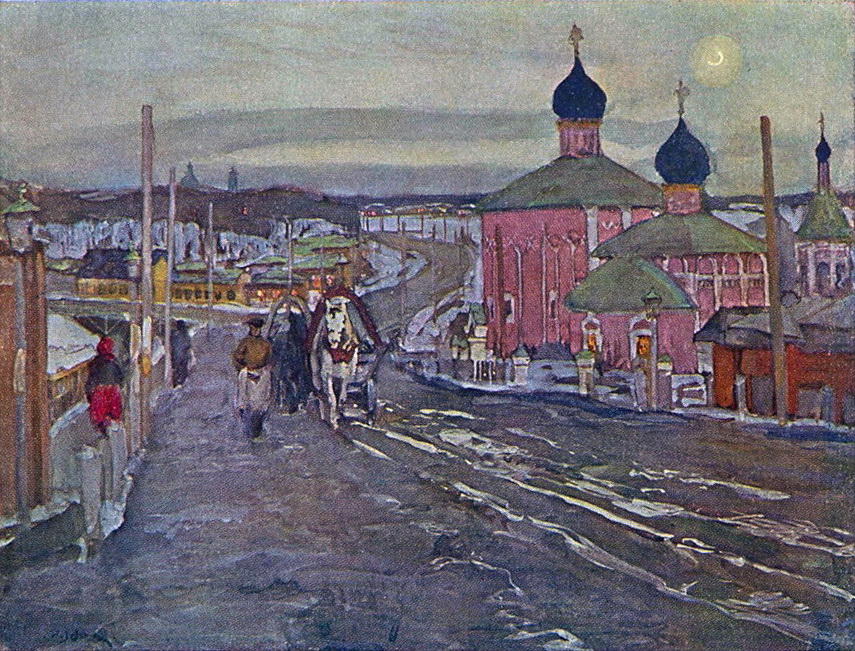 Buy Museum Art Reproductions The Twilight by Konstantin Yuon (Inspired By) (1875-1958, Russia) | ArtsDot.com