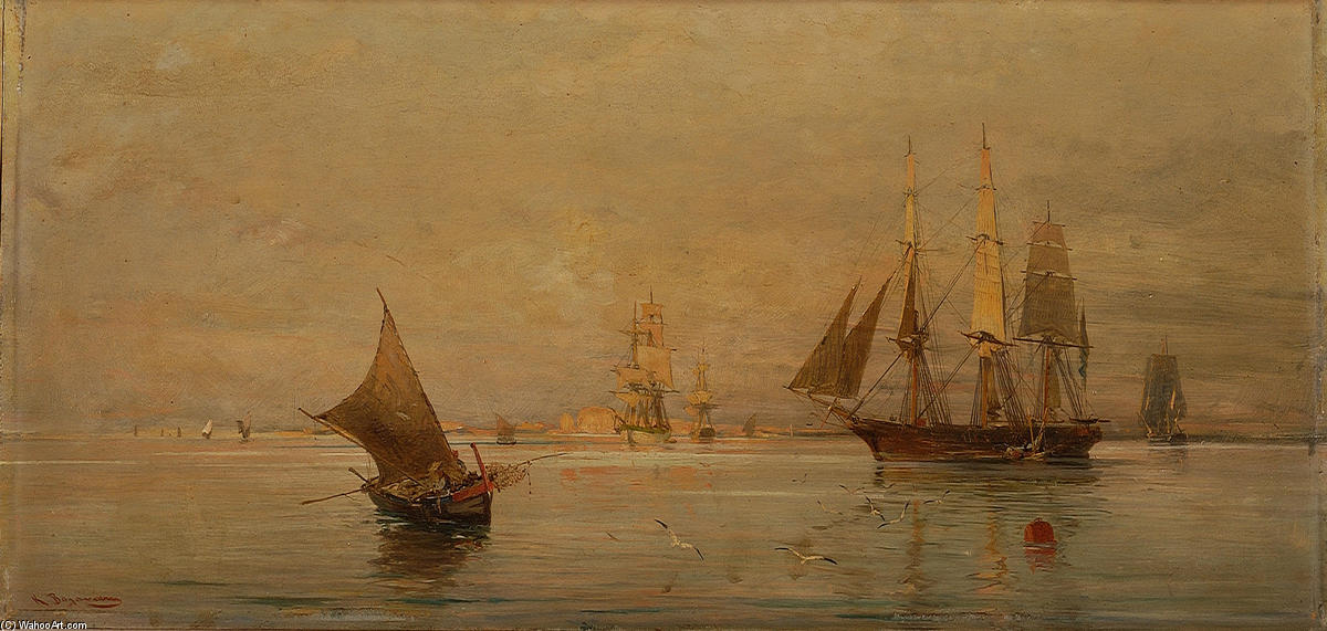 Order Paintings Reproductions The morning catch by Konstantinos Volanakis (1837-1907, Greece) | ArtsDot.com
