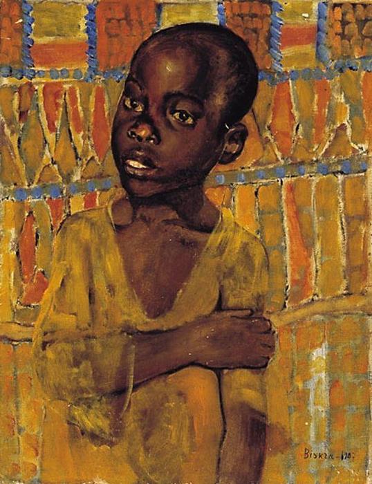 Order Oil Painting Replica African boy, 1907 by Kuzma Petrov-Vodkin (1878-1939, Russia) | ArtsDot.com