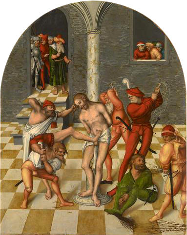 Order Artwork Replica Flagellation of Christ, 1538 by Lucas Cranach The Elder (1472-1553, Germany) | ArtsDot.com